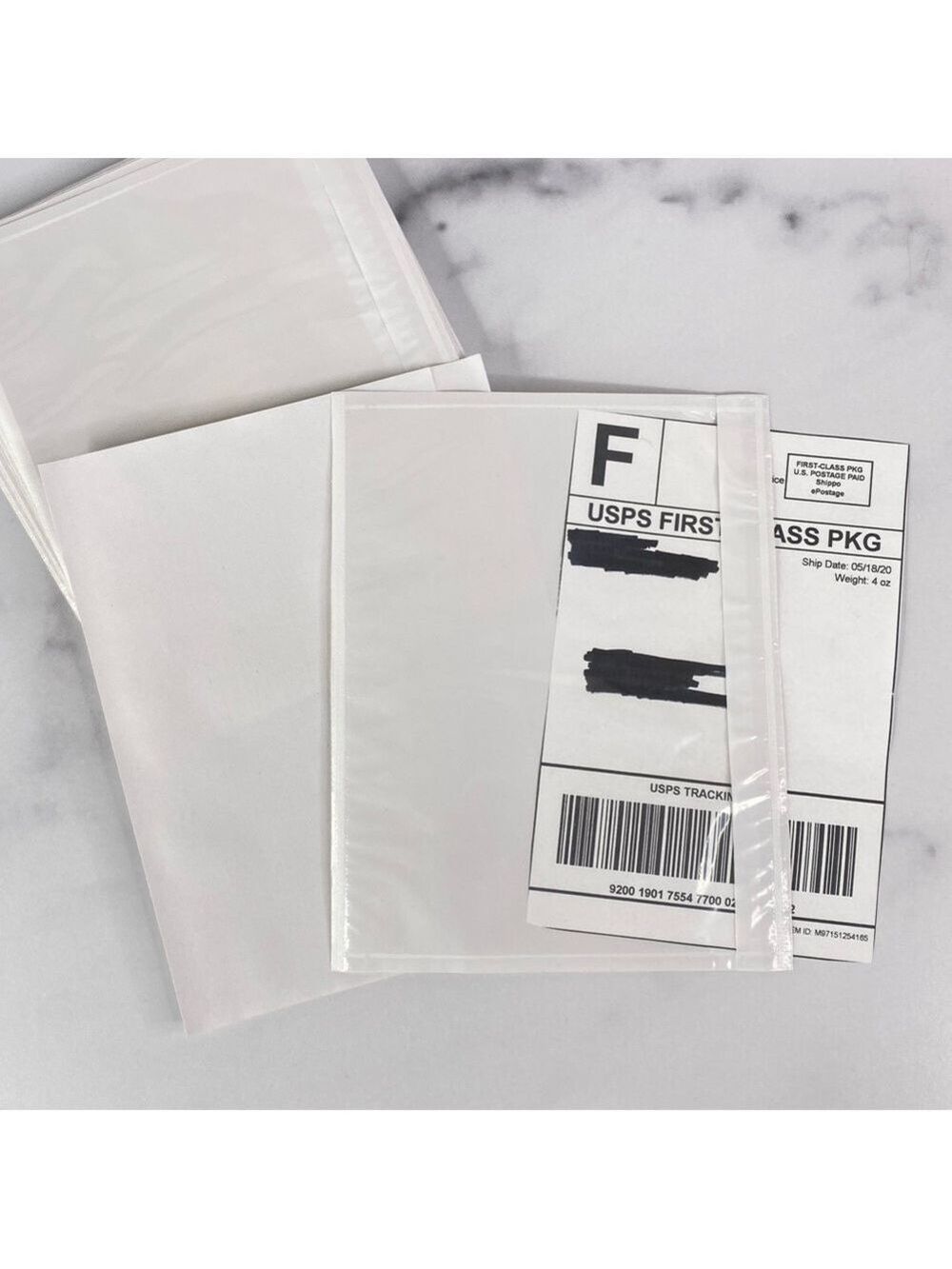 50 (7.5 X 5.5) Postage Invoice , Package Slip, Label Cover Pocket PRICE IS FIRM - Picture 6 of 6